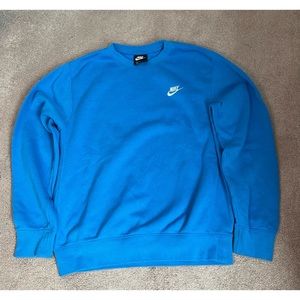 Nike Crewneck Sweatshirt Blue Size Small